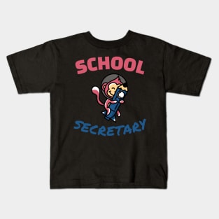 School Secretary Design Kids T-Shirt